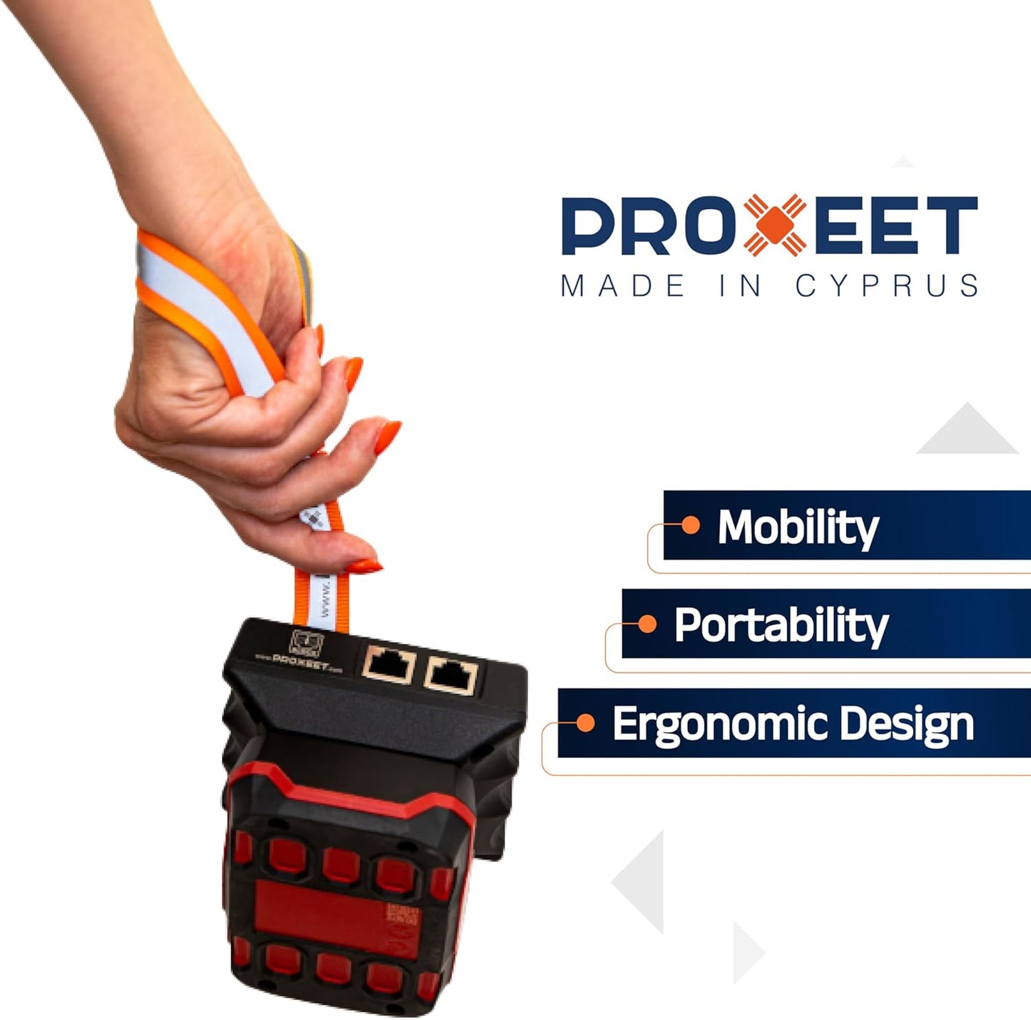 Portable Active & Passive Poe Injector (IEEE 802.3Af/At & Passive 48V) Compatible with Dewalt/Milwaukee Battery Feed | Battery Powered | 1 Gigabit Full Duplex Passthrough | 25W Power Supply | Ethernet