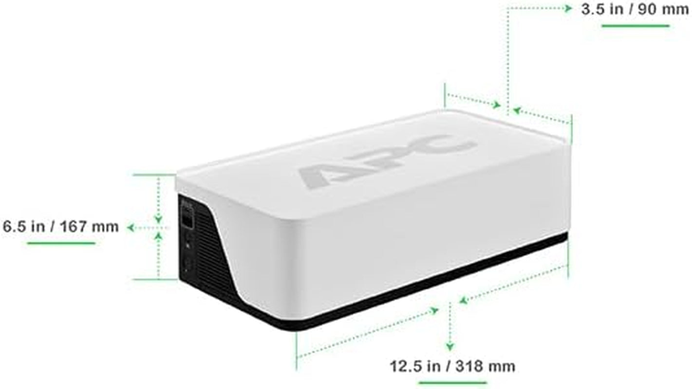UPS Battery Backup, 900VA UPS with 6 Backup Battery Outlets, Type C USB Charging, BE900G3 Back-Ups