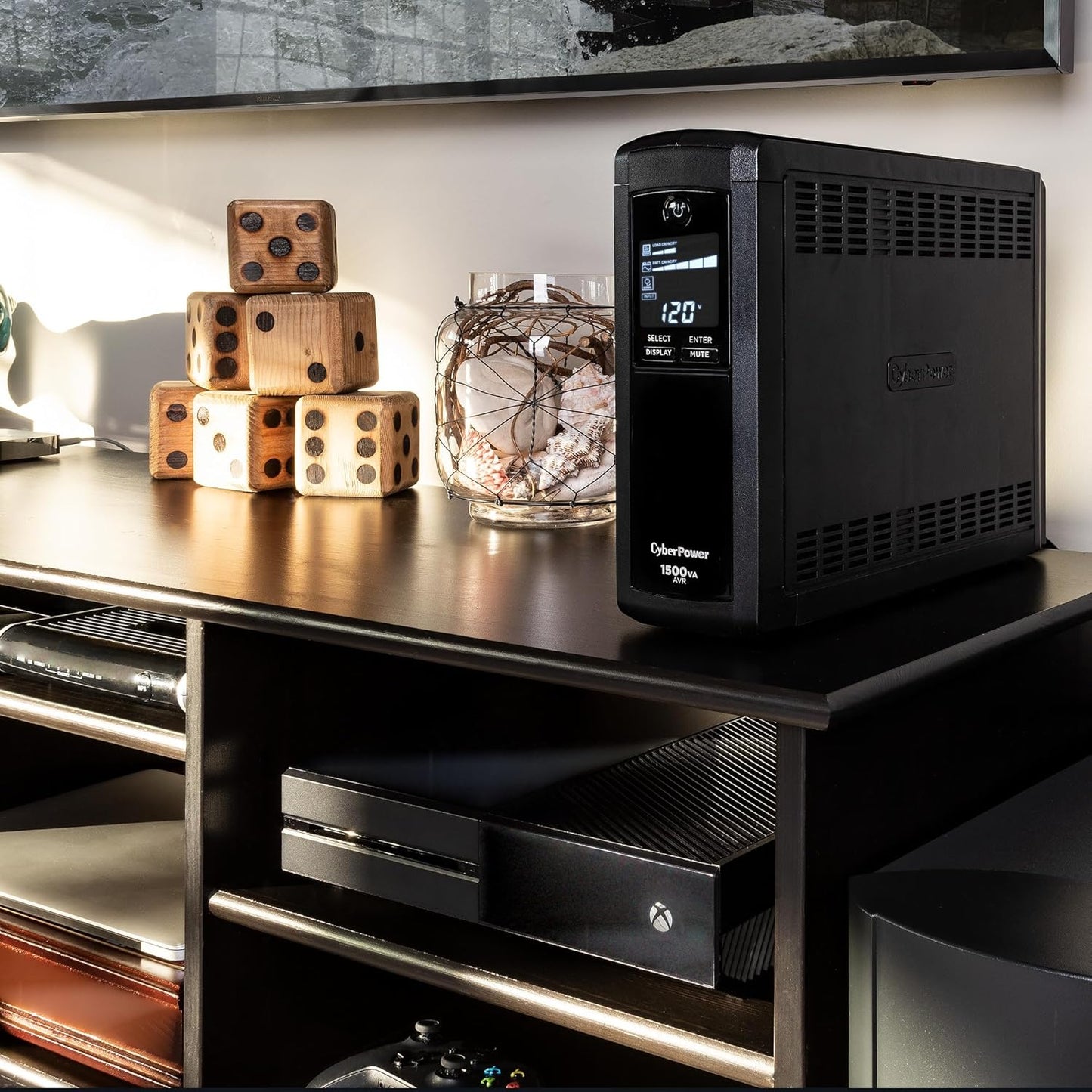 CP1500AVRLCDTAA Intelligent LCD UPS Battery Backup and Surge Protector, 1500VA, 900W, 12 Outlets, AVR, Mini Tower, TAA Certified, UL Certified