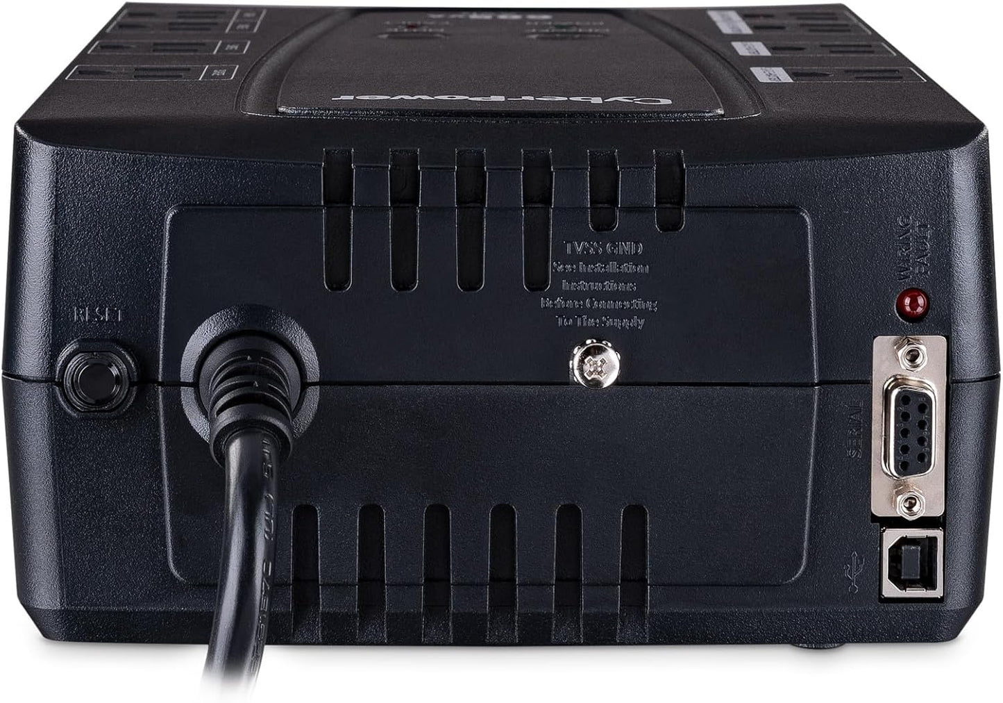 CP800AVR AVR UPS Battery Backup and Surge Protector, 800VA/450W, 8 Outlets, Compact, UL Certified