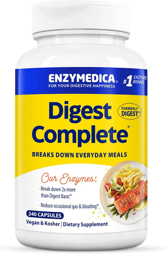 Digest, Full-Range, Everyday Digestive Enzymes, Offers Fast-Acting Gas & Bloating Relief, 240 Count